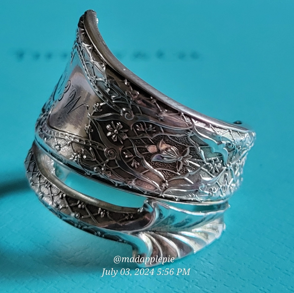1872 Tiffany & Co. Persian Nut Pick Ring Sterling Silver Luxury Vintage #155 - Picture 10 of 15